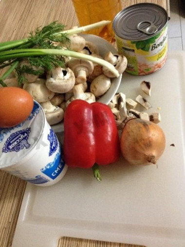 Рецепт - Салат белковый Энергия - Шаг 1 - Подготовили продукты