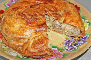 Бюрек по-турецки с мясом