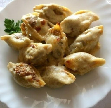 Ракушки фаршированные с рикоттой и твердым сыром