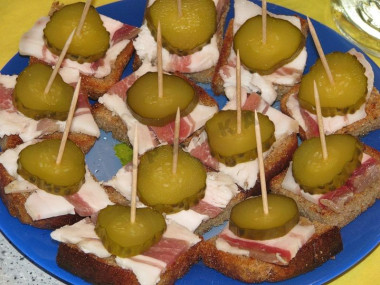 Канапе Закусочные