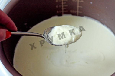 Домашний йогурт в мультиварке