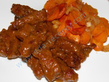 Гуляш из мяса барсука