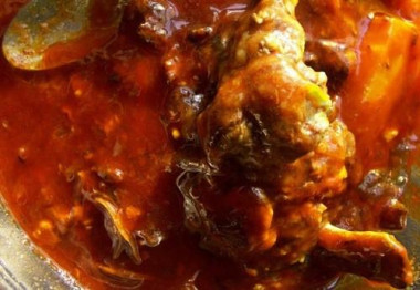 Гуляш из мяса нутрии