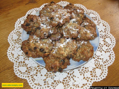 овсяное печенье с семечками и сухофруктами