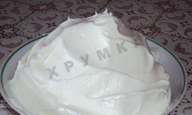 Ванильный крем из сгущёнки с белым шоколадом