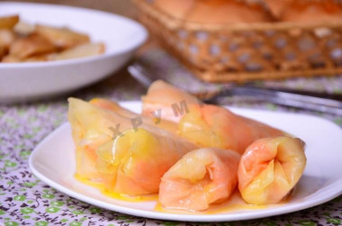 Маринованные корейские голубцы по-корейски с морковью