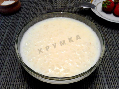 Молочный суп с рисом