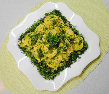 Кабачки запеченные в сметане в мультиварке
