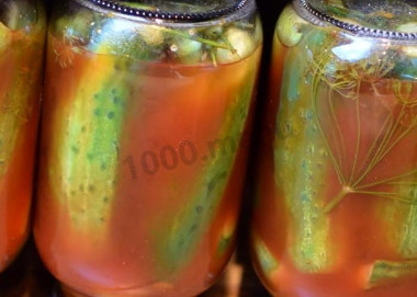 Маринованные огурцы с кетчупом, уксусом и хреном на зиму