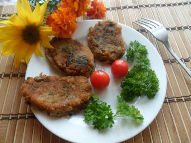 Котлеты из ячневой каши на воде