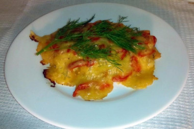 Отбивные курица ананасы сыр
