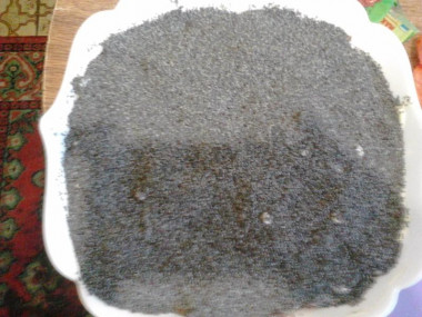 Рецепт - Салат под кайфом - Шаг 7 -  засыпаем маком