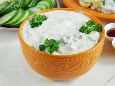Фарш с соусом Бешамель