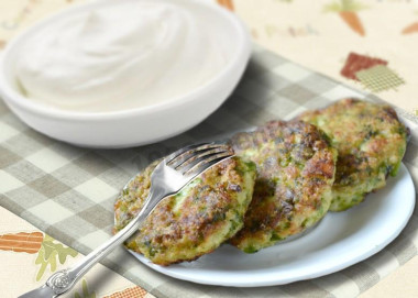 Котлеты с сыром и капустой брокколи