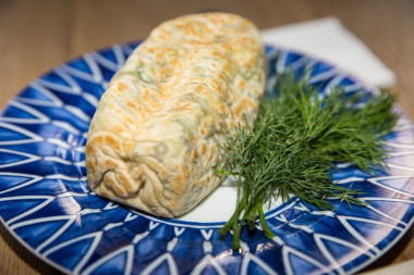 Пишлок-гумма с сыром и зеленью