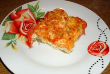 Овощная запеканка с мясом