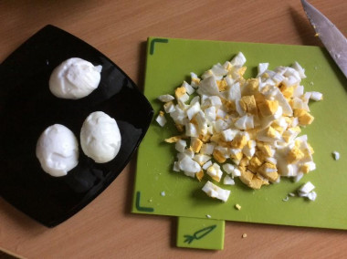 Рецепт - Оливье Lite-версия салат - Шаг 3 - кеся-меся&quot