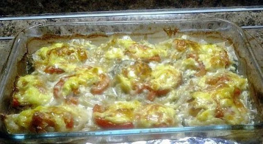 Треска запеченная в духовке