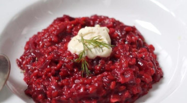 Свекольное ризотто