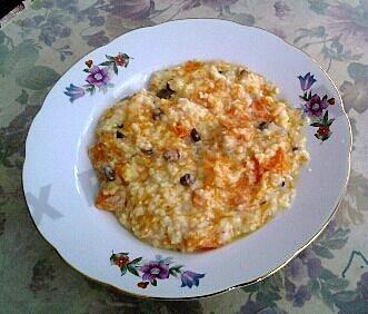 Пшенная каша с тыквой и изюмом