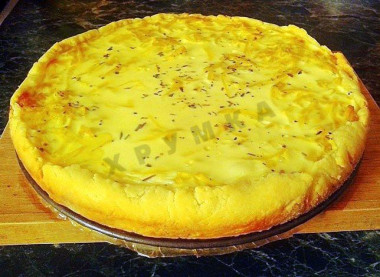 Песочный луковый пирог