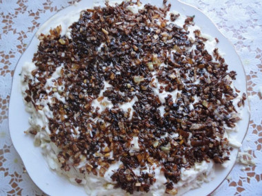 Рецепт - Салат Гнездо - Шаг 6 -  Выложить следующим слоем