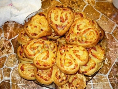 Рулетики с ветчиной Печенье для милого