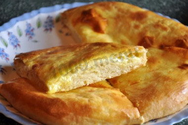 Лепешки грузинские на мацони с сыром сулугуни
