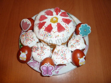Нежный Кулич к Пасхе