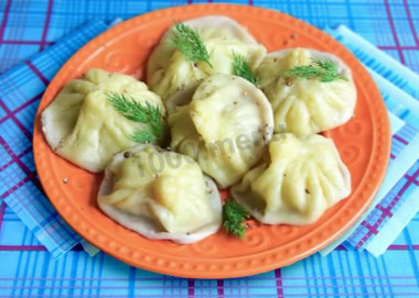 Хинкали в мультиварке на пару