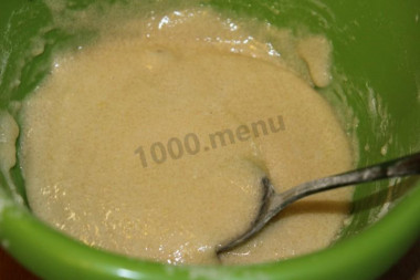 Рецепт - Яблочный Цветаевский пирог - Шаг 6 -  Перемешиваем.