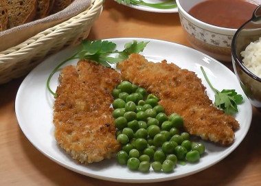Шницель из вымени