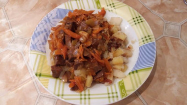 Сердце говяжье по-русски