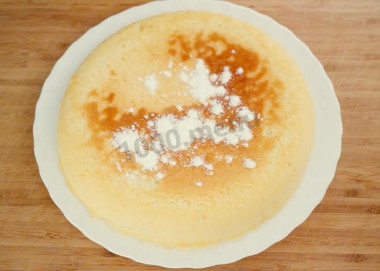 Лимонный кефирный бисквит
