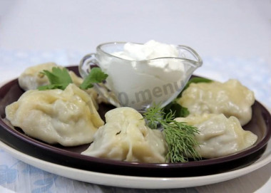 Вкусные манты в мультиварке из фарша