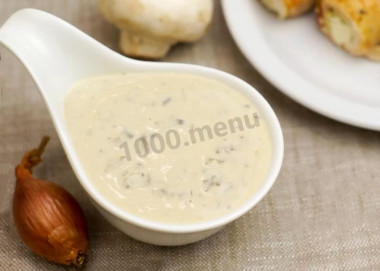 Грибной соус с шампиньонами и сливками
