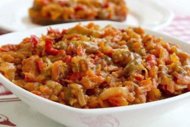 Икра с баклажанами и помидорами