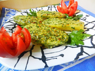 Запеченная картошка с чесноком и сливочным маслом в духовке