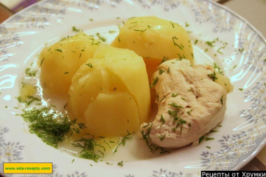Картофель с курицей по-голландски