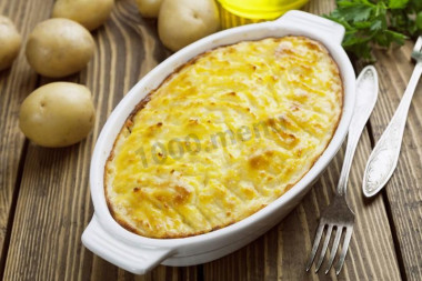 Картофельное пюре в духовке