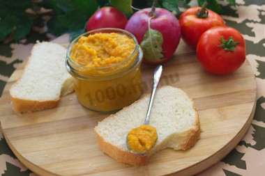 Аджика из кабачков на зиму с яблоками
