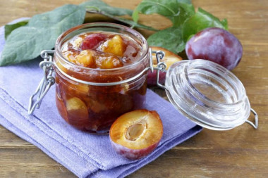 Варенье из слив дольками прозрачное без косточек