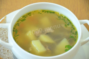 Суп из куриных потрохов