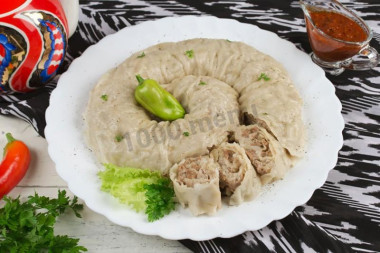 Оромо с курицей и картошкой