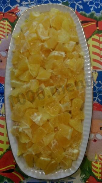 Закуска из сельди под апельсином