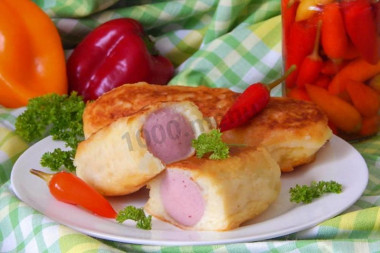 Сосиски в картофельной шубке