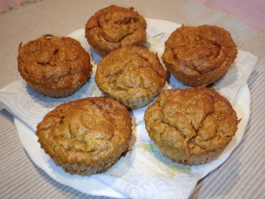 Морковные маффины из муки амаранта