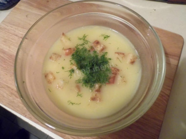 Сырный суп с картошкой и морковью