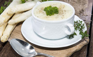 Крем суп из белой спаржи