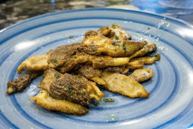 Жареные сморчки